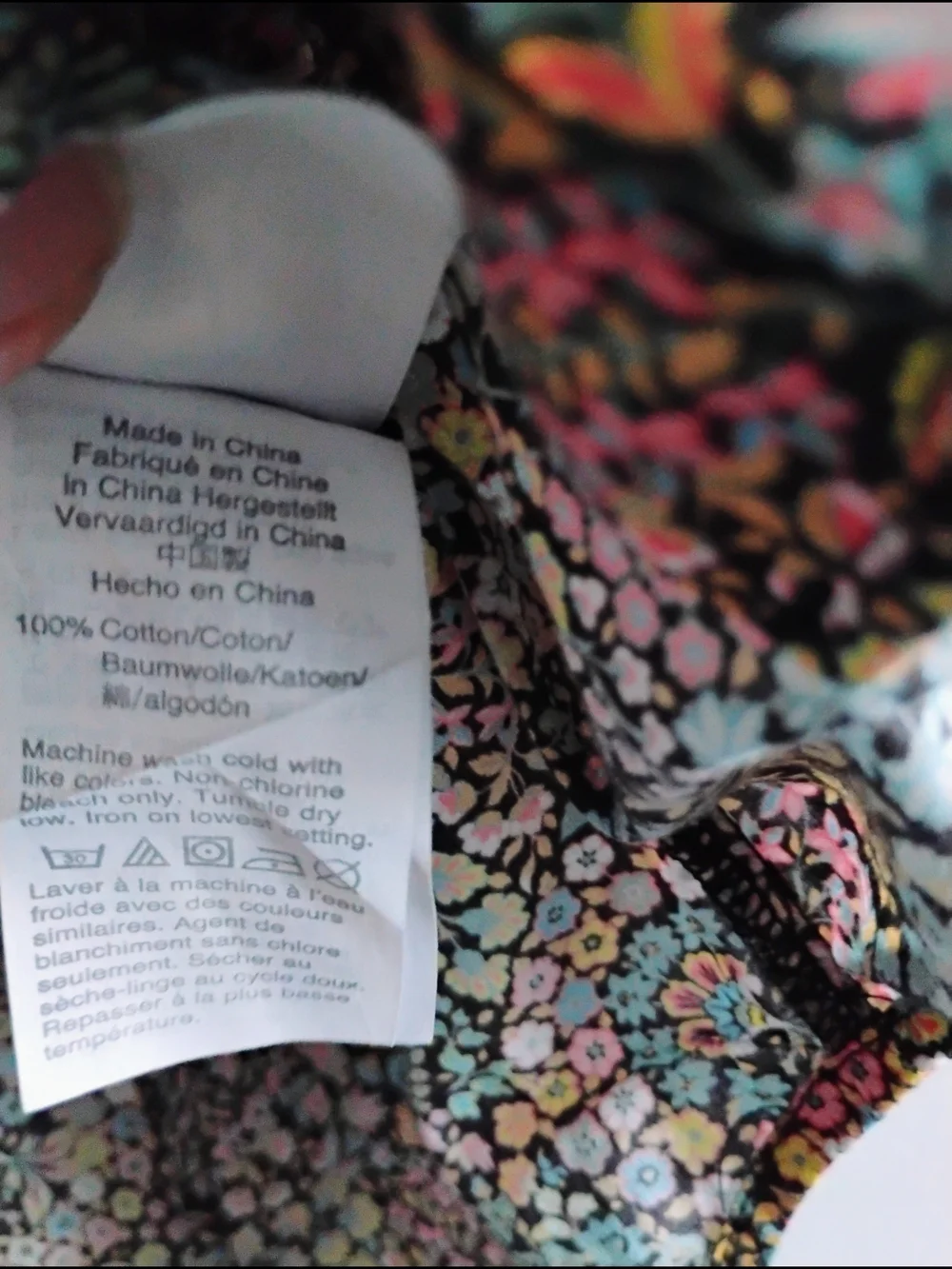 J. Crew Liberty Little Marquess Floral Button Front Shirt